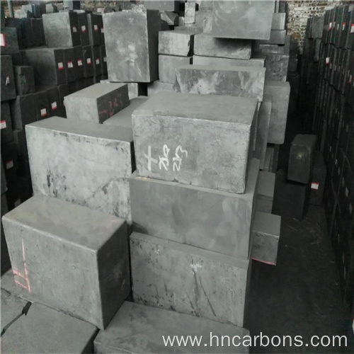 Isostatic pressing formed graphite blocks